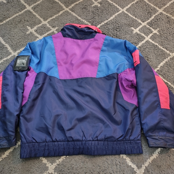 RARE NEON WATER RESISTANT SKI COAT BY NEVICA - Picture 7 of 13